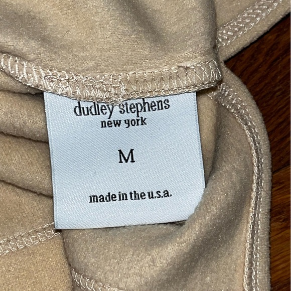 Dudley Stephens Carroll st top medium terry fleece beige oversized spring summer - Picture 10 of 11